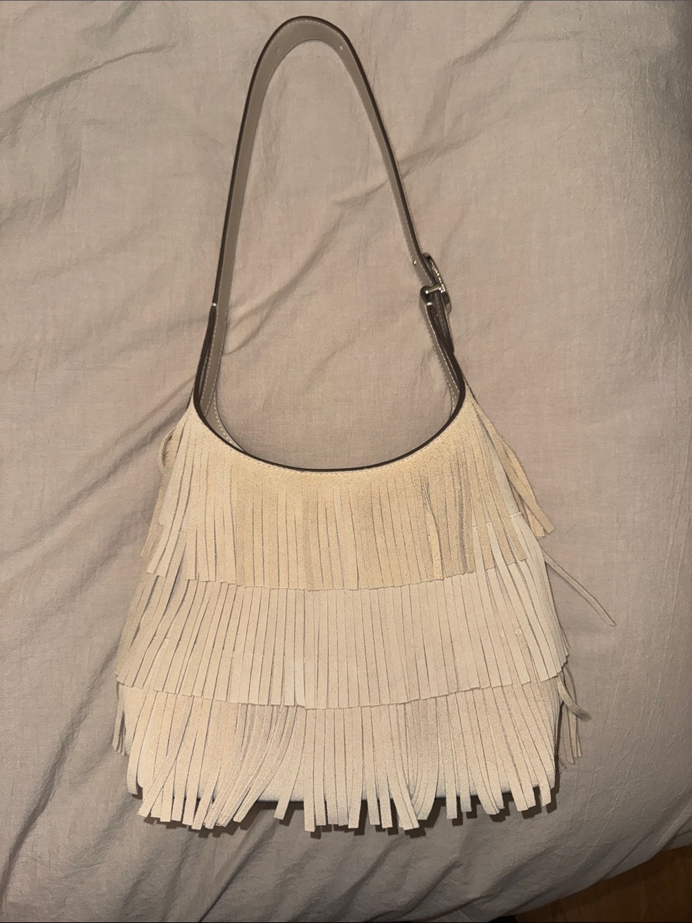 Kate Spade - Suede Fringe 454 Shoulder Bag - Picture 5 of 14